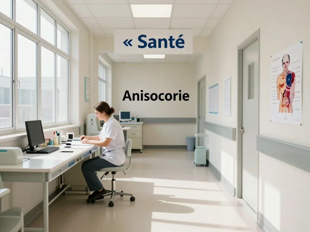 Contexte professionnel illustrant « Anisocorie »