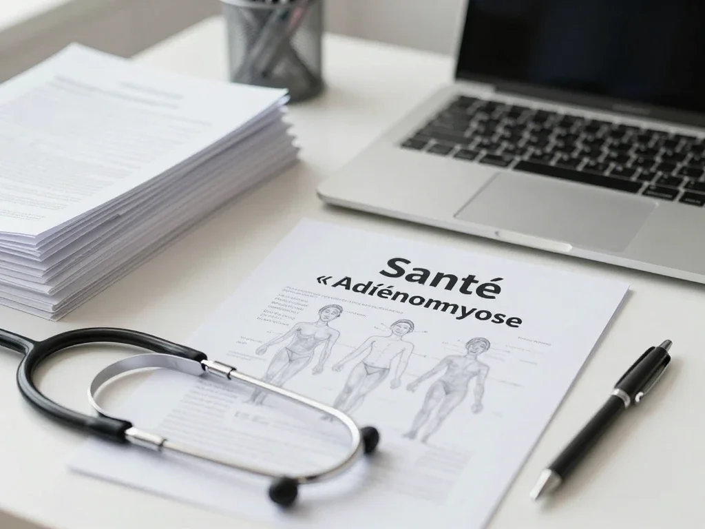 Contexte professionnel illustrant « Adénomyose »