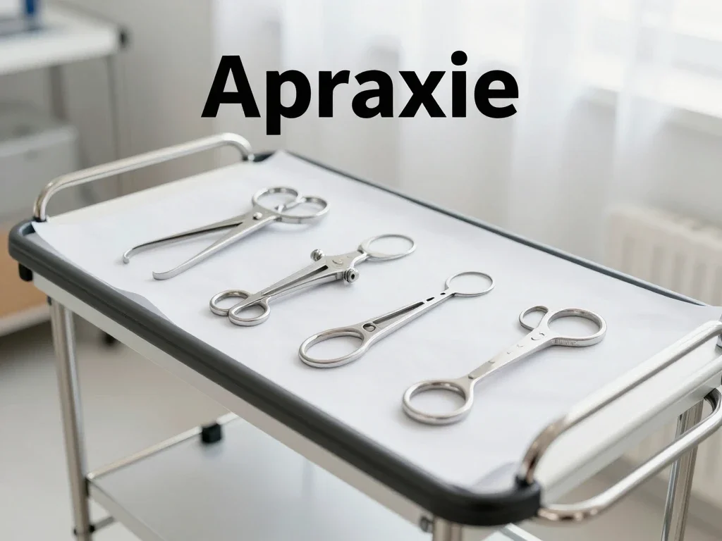 Contexte professionnel illustrant « Apraxie »