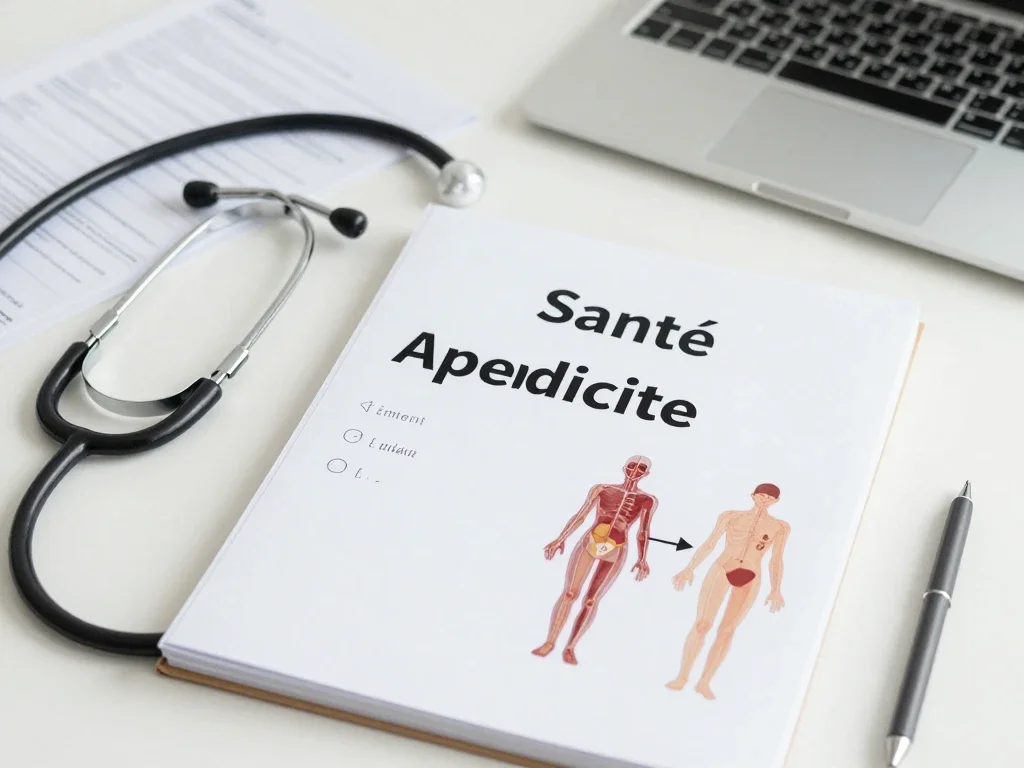 Contexte professionnel illustrant « Appendicite »