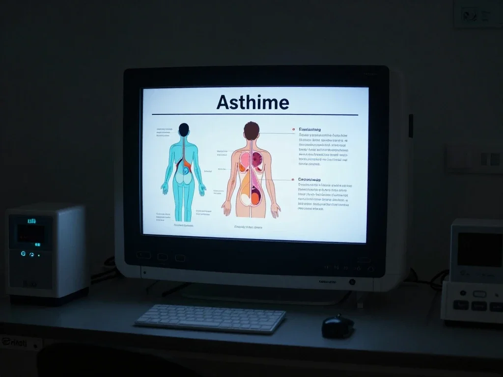Contexte professionnel illustrant « Asthme »