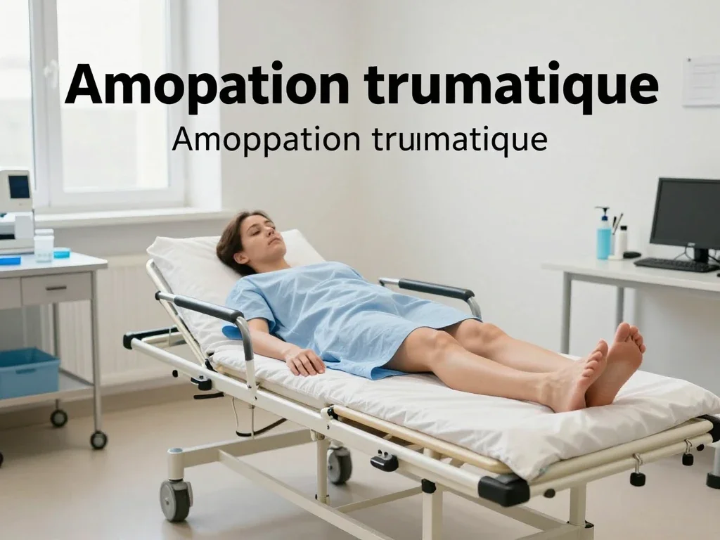 Contexte professionnel illustrant « Amputation traumatique »