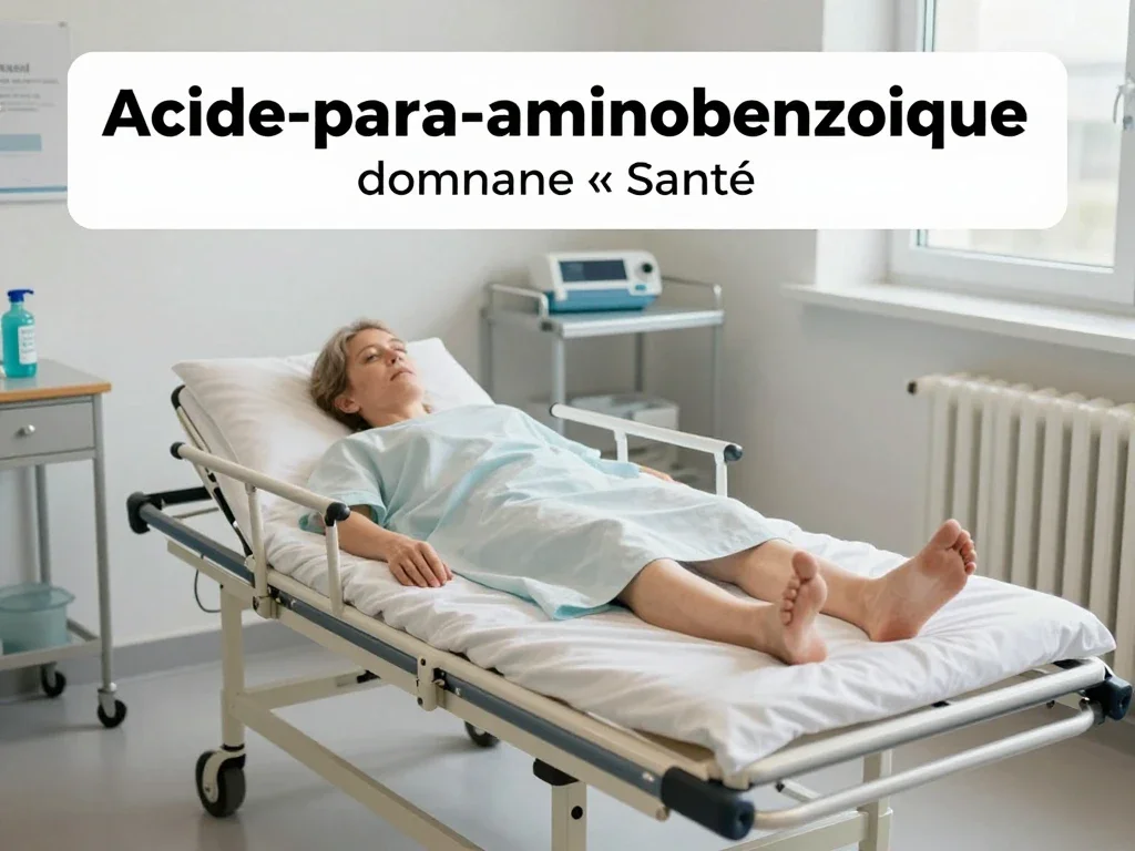 Contexte professionnel illustrant « Acide para aminobenzoïque »