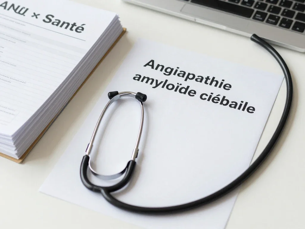 Contexte professionnel illustrant « Angiopathie amyloïde cérébrale »