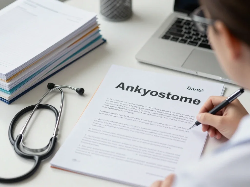 Contexte professionnel illustrant « Ankylostome »