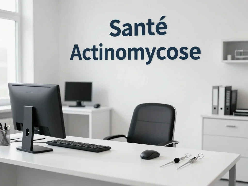 Contexte professionnel illustrant « Actinomycose »