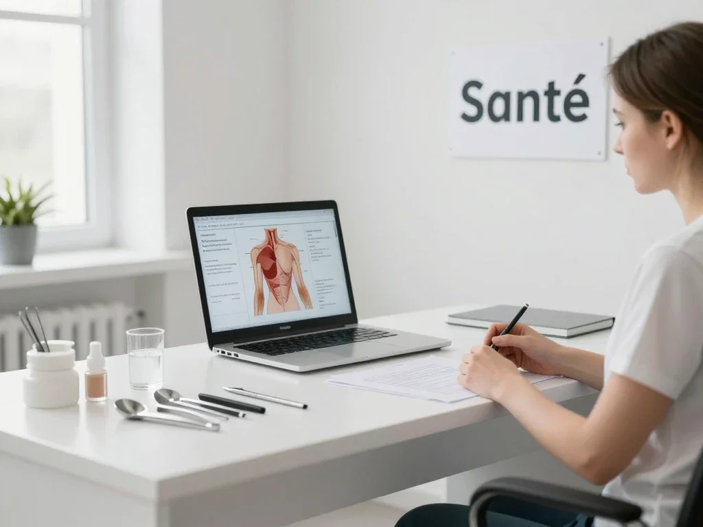Contexte professionnel illustrant « Brûlures »