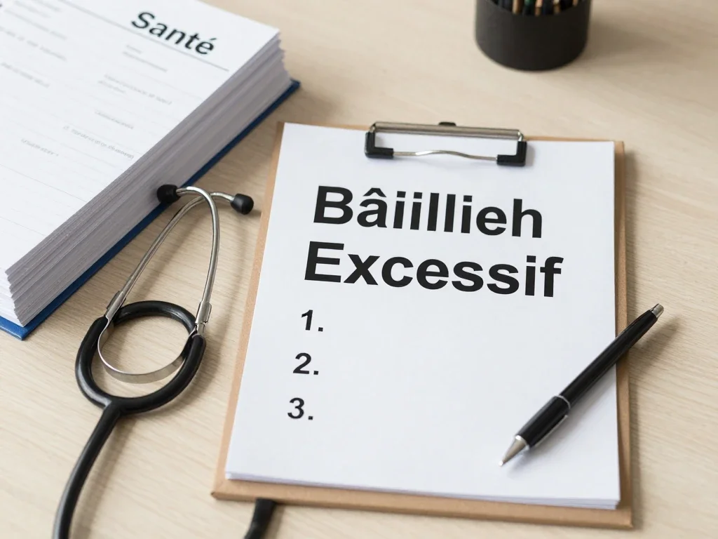 Contexte professionnel illustrant « Bâillement Excessif »
