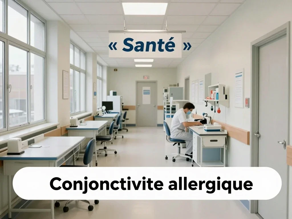 Contexte professionnel illustrant « Conjonctivite allergique »