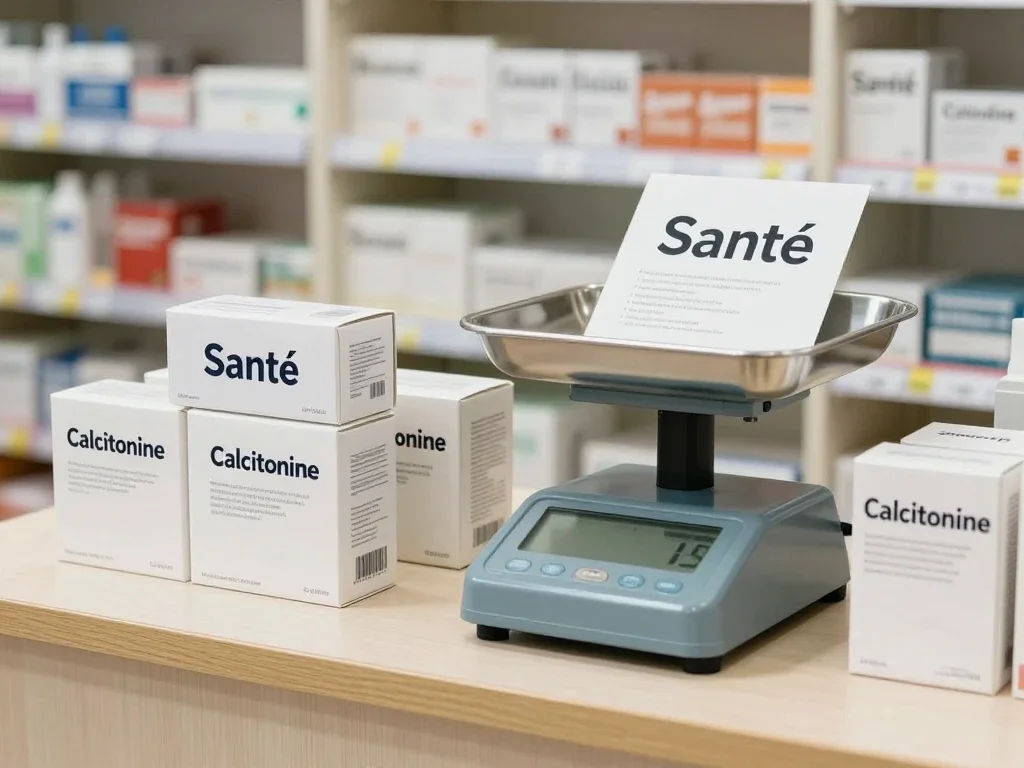 Contexte professionnel illustrant « Calcitonine »