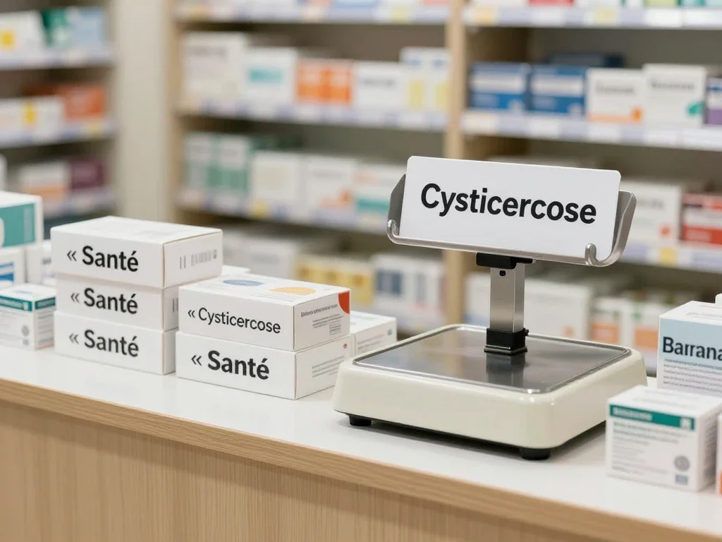Contexte professionnel illustrant « Cysticercose »