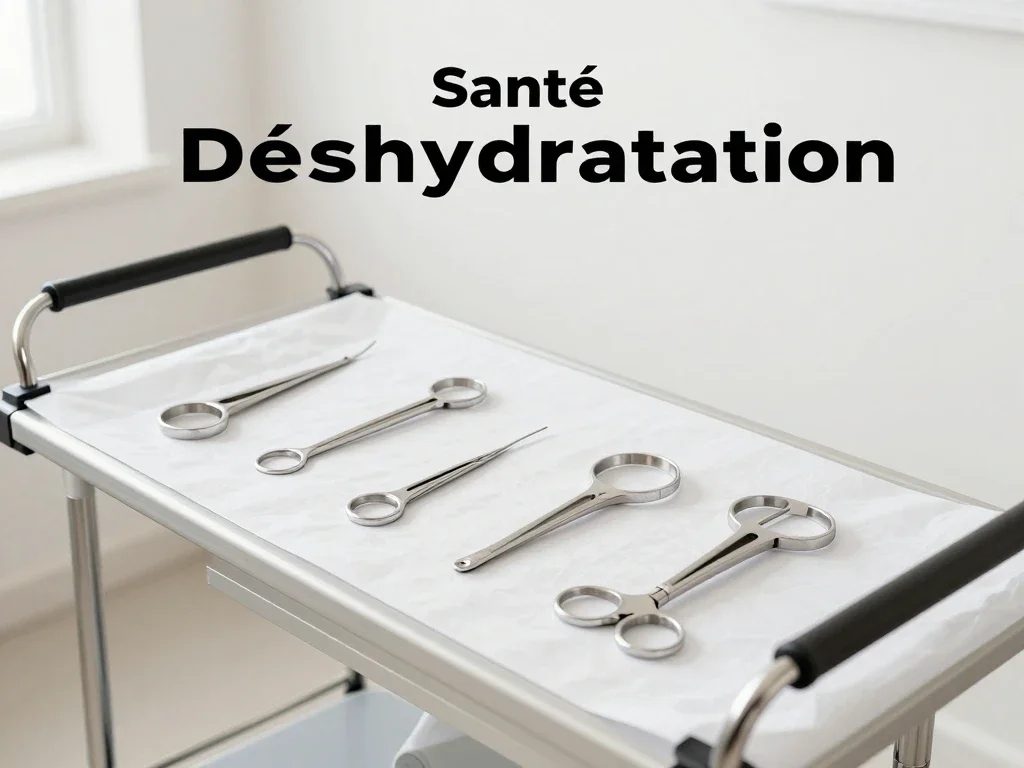 Contexte professionnel illustrant « Déshydratation »