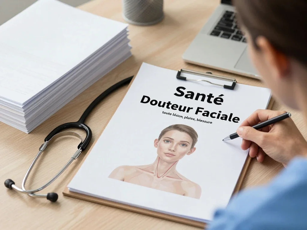 Contexte professionnel illustrant « Douleur Faciale »