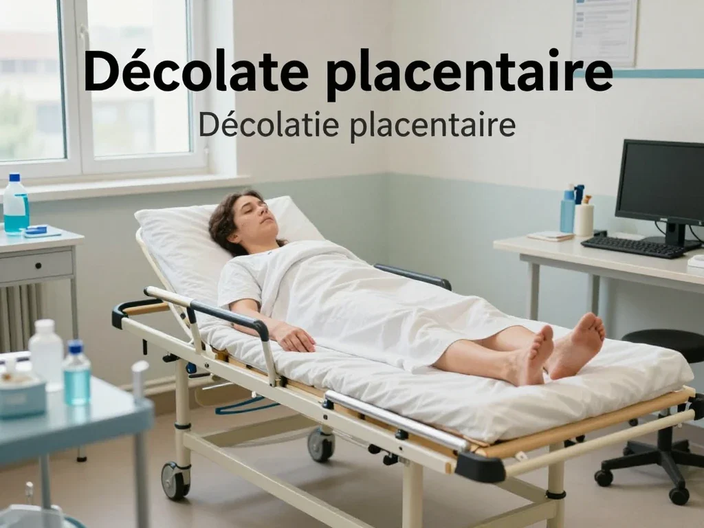 Contexte professionnel illustrant « Décollement placentaire »