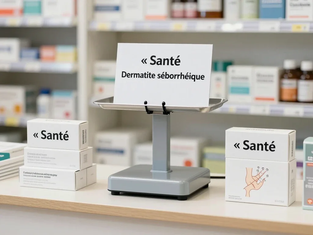 Contexte professionnel illustrant « Dermatite séborrhéique »