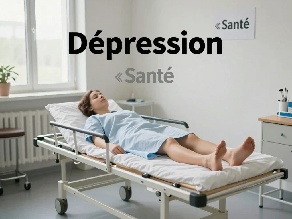 Contexte professionnel illustrant « Dépression »
