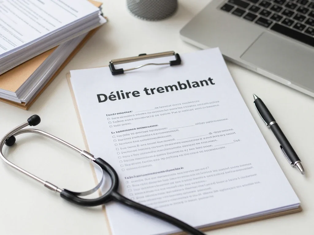 Contexte professionnel illustrant « Délire tremblant »