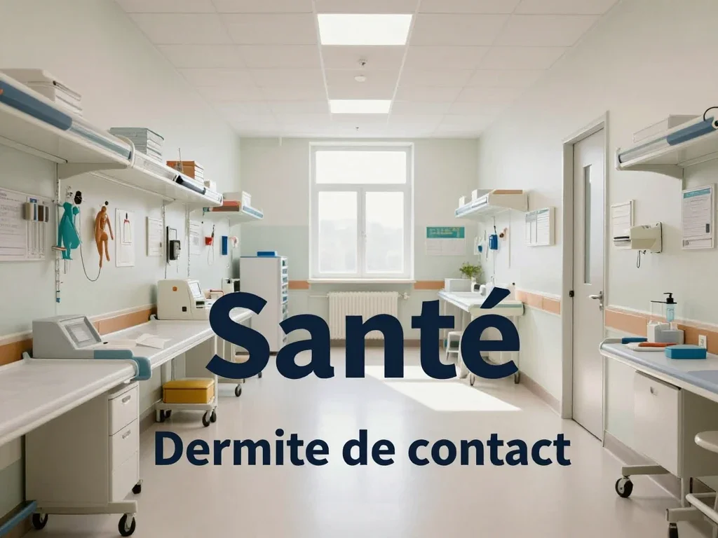 Contexte professionnel illustrant « Dermite de contact »