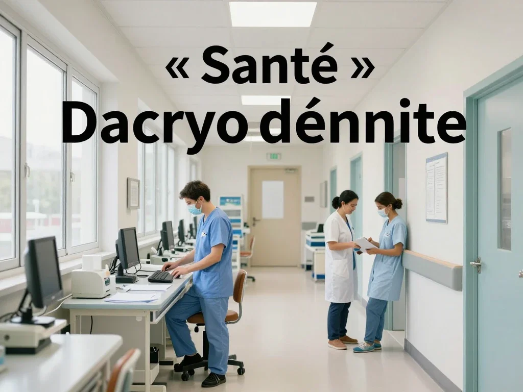 Contexte professionnel illustrant « Dacryoadénite »