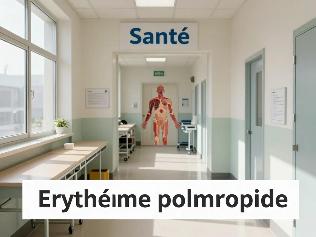 Contexte professionnel illustrant « Erythéme polymorphe »