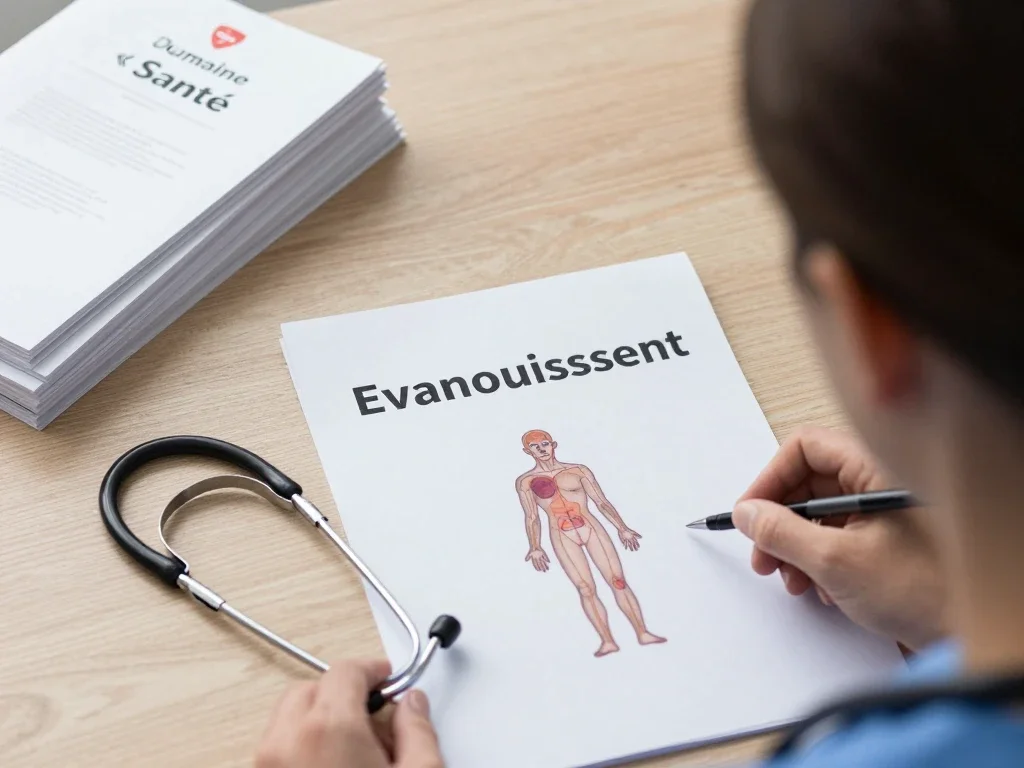 Contexte professionnel illustrant « Evanouissement »