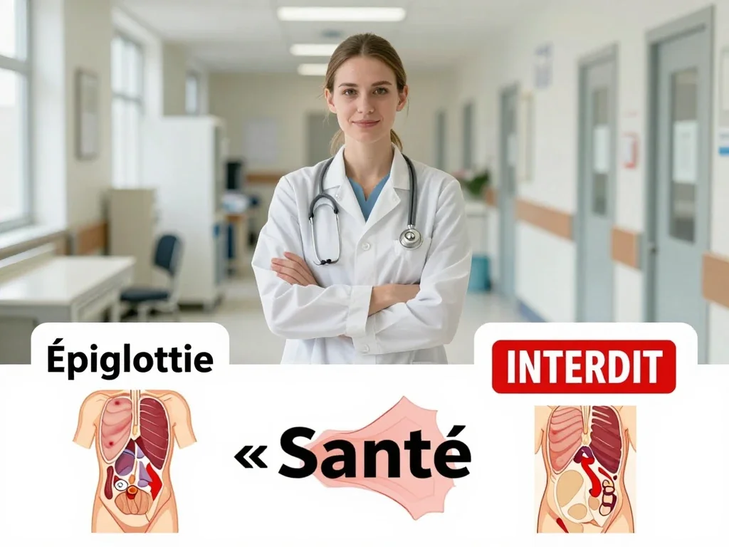 Contexte professionnel illustrant « Épiglottite »