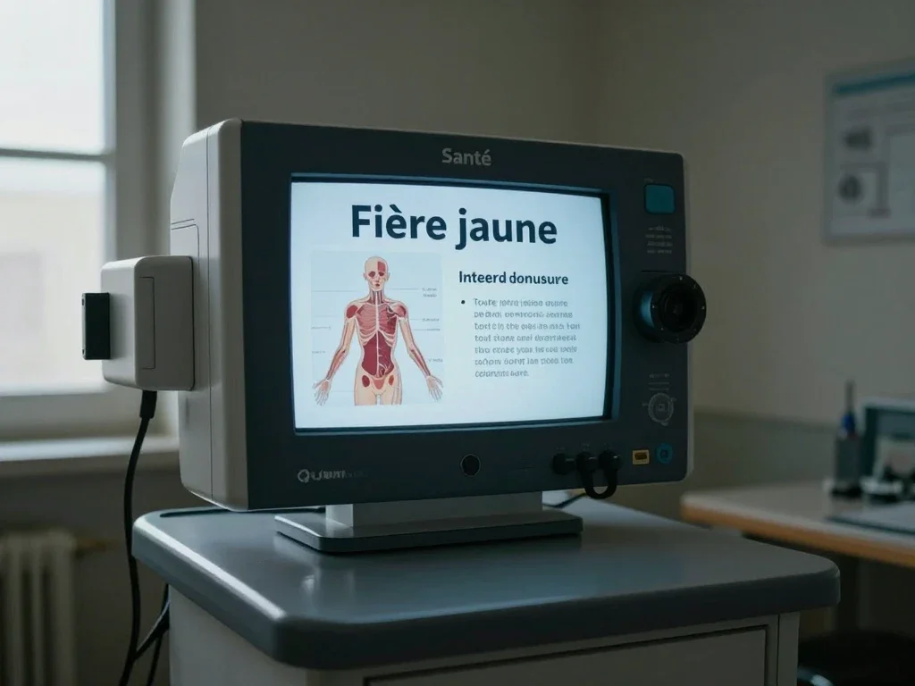 Contexte professionnel illustrant « Fièvre jaune »