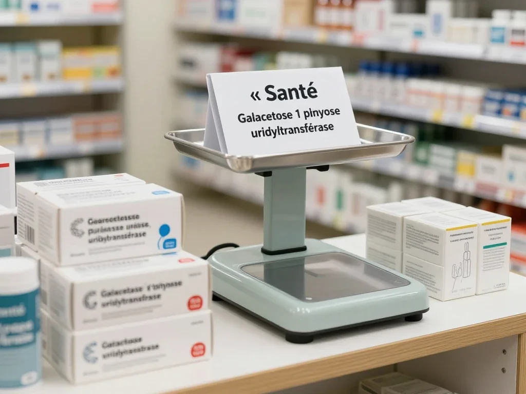 Contexte professionnel illustrant « Galactose 1 phosphate uridyltransférase »