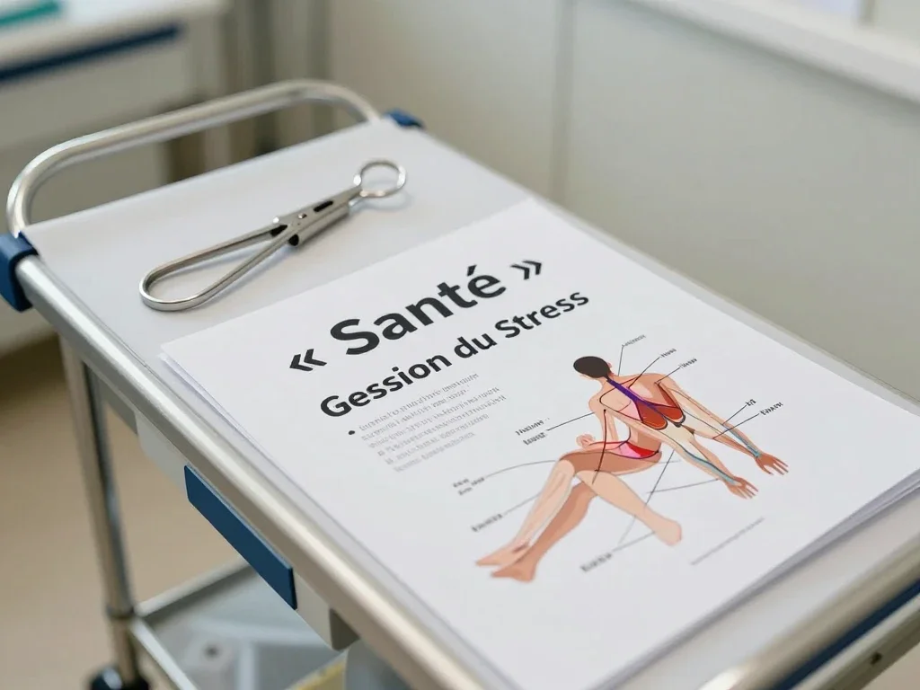 Contexte professionnel illustrant « Gestion du Stress »