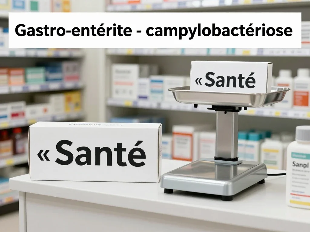 Contexte professionnel illustrant « Gastro-entérite - campylobactériose »