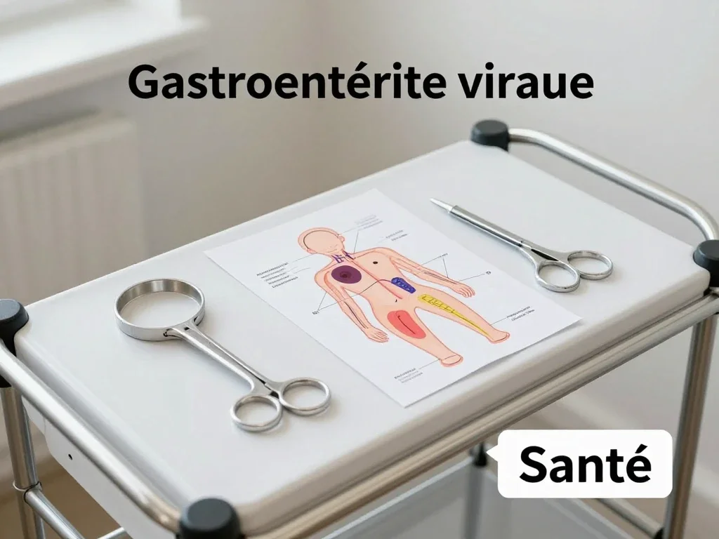 Contexte professionnel illustrant « Gastroentérite virale »