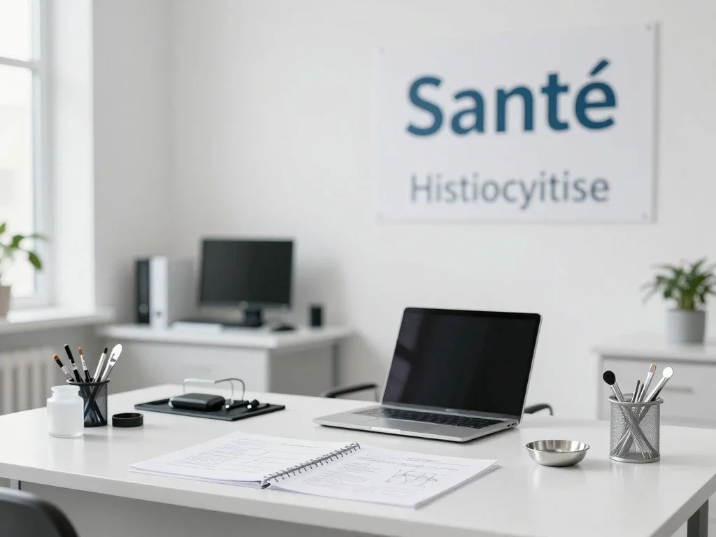 Contexte professionnel illustrant « Histiocytose »