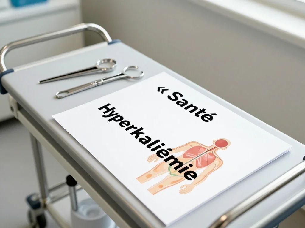 Contexte professionnel illustrant « Hyperkaliémie »