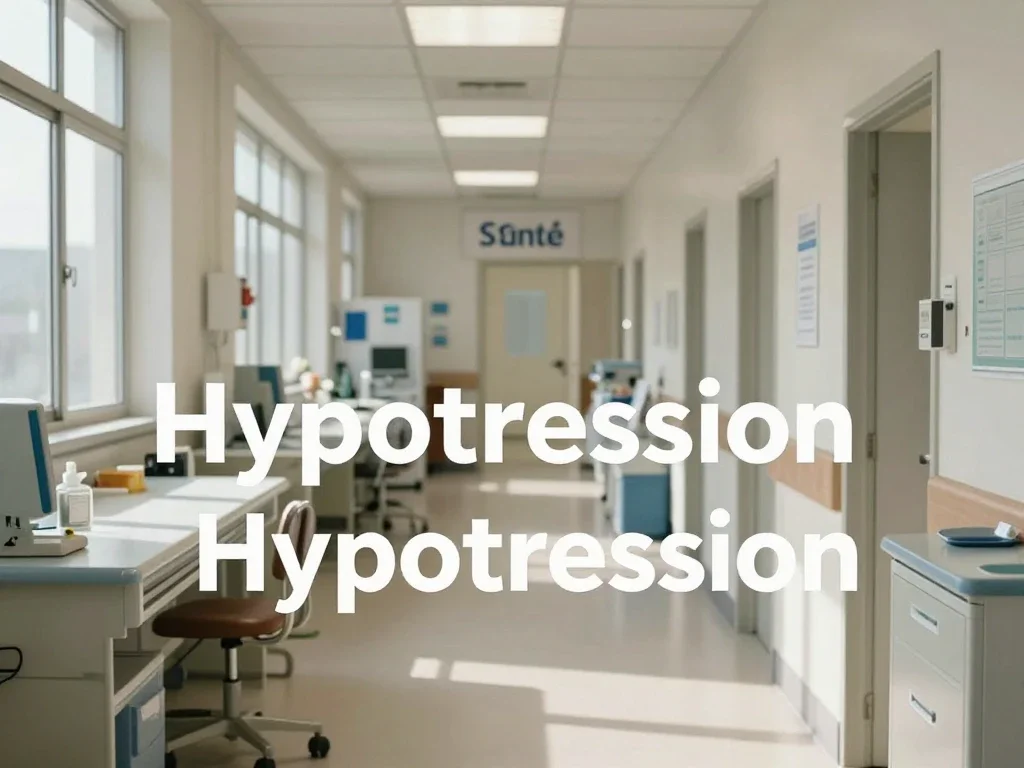 Contexte professionnel illustrant « Hypotension »