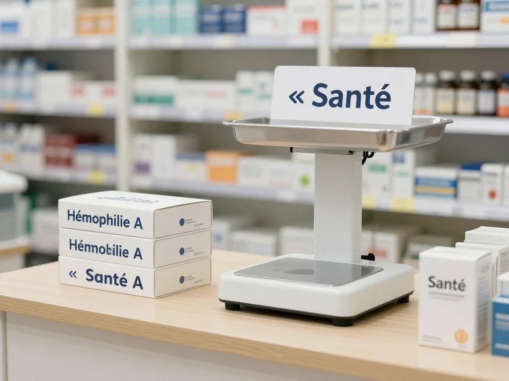 Contexte professionnel illustrant « Hémophilie A »