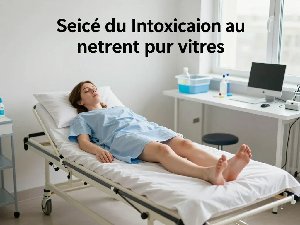 Contexte professionnel illustrant « Intoxication au nettoyant pour vitres »
