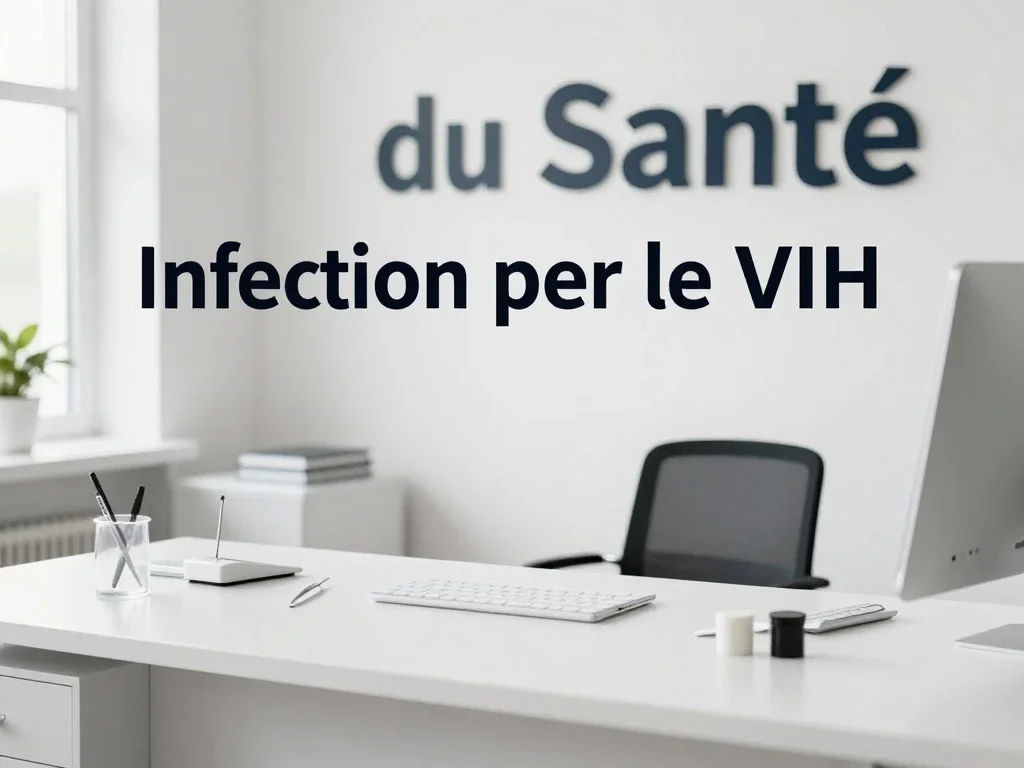Contexte professionnel illustrant « Infection par le VIH »