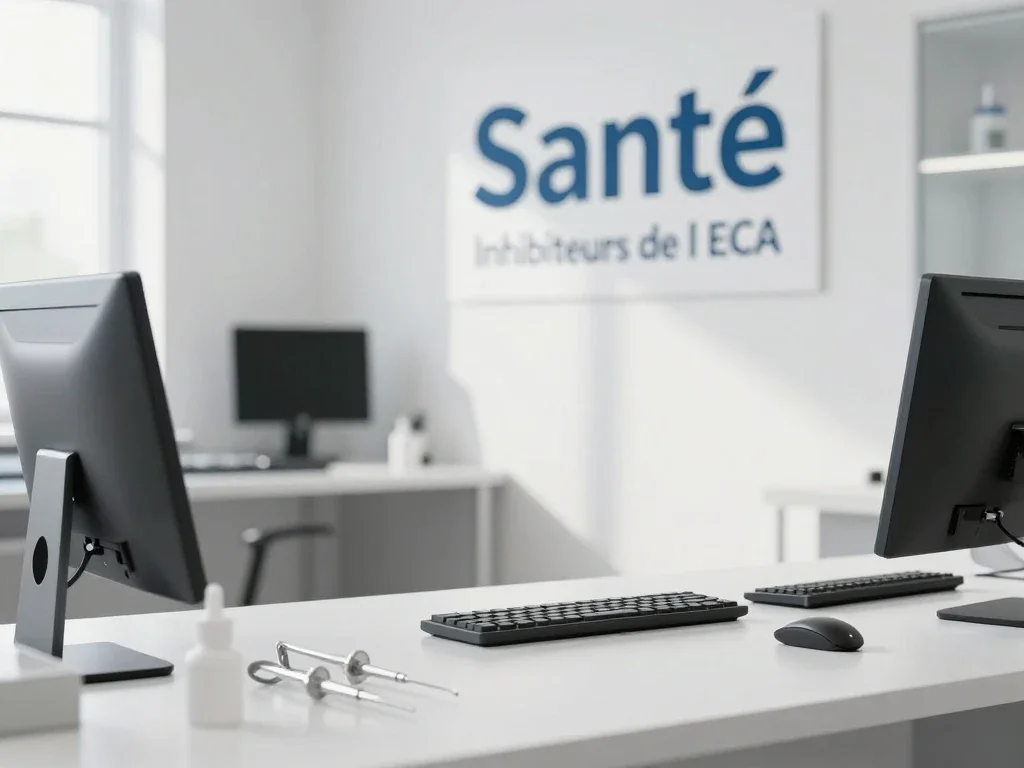 Contexte professionnel illustrant « Inhibiteurs de l ECA »