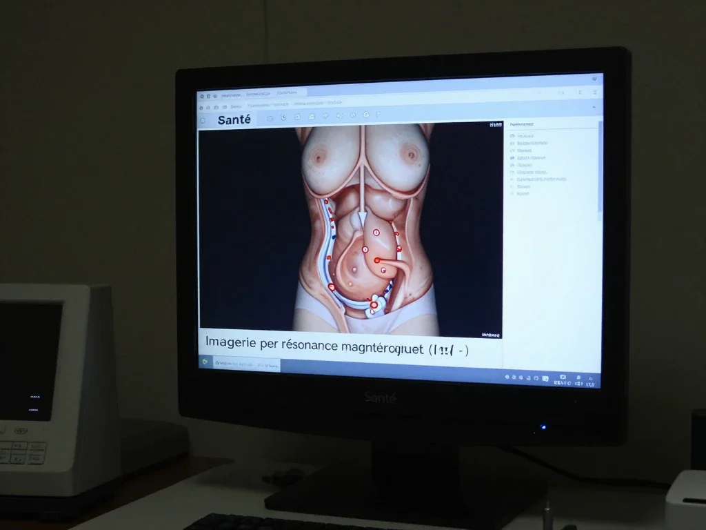 Contexte professionnel illustrant « Imagerie par résonance magnétique (IRM) de l abdomen »