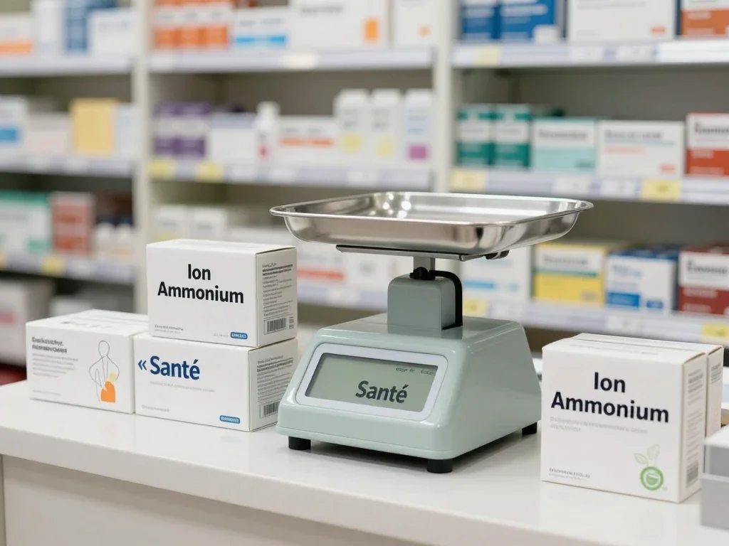 Contexte professionnel illustrant « Ion Ammonium »