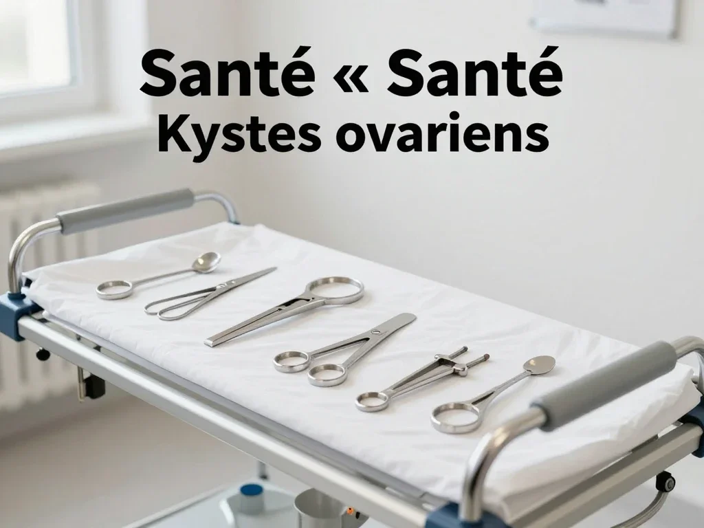 Contexte professionnel illustrant « Kystes ovariens »