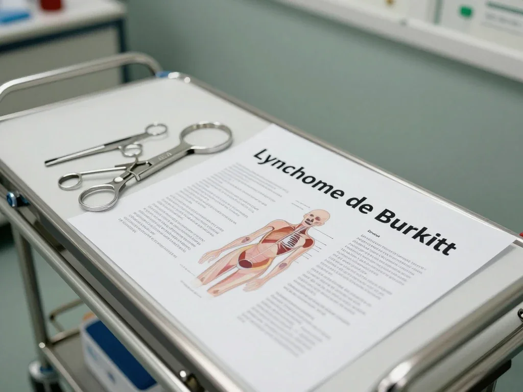 Contexte professionnel illustrant « Lymphome de Burkitt »