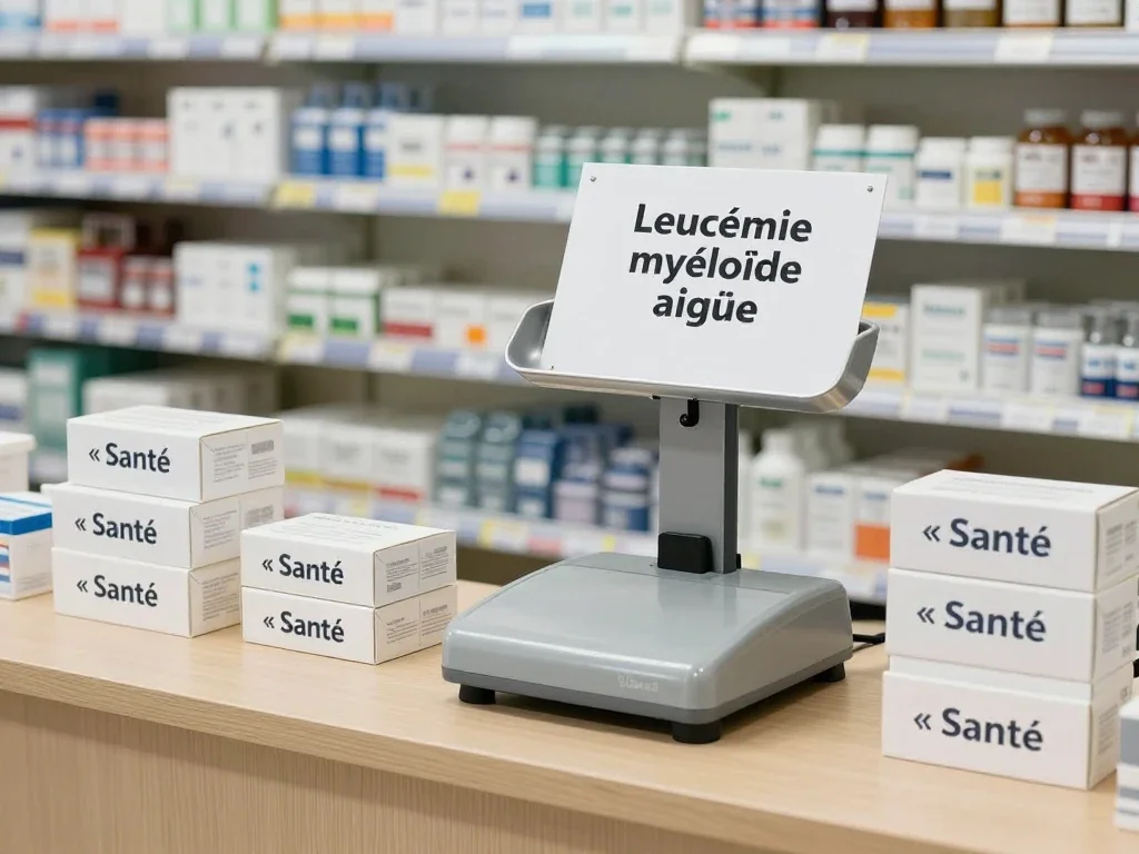Contexte professionnel illustrant « Leucémie myéloïde aigüe »