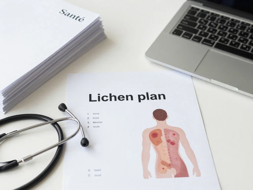 Contexte professionnel illustrant « Lichen plan »