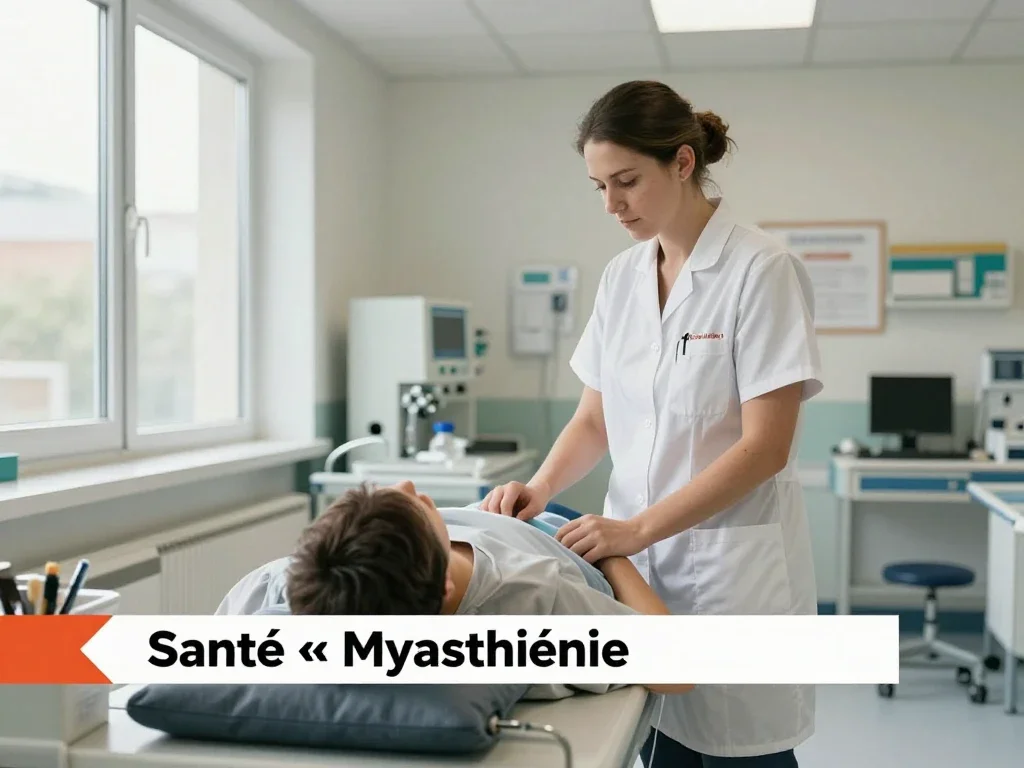 Contexte professionnel illustrant « Myasthénie »