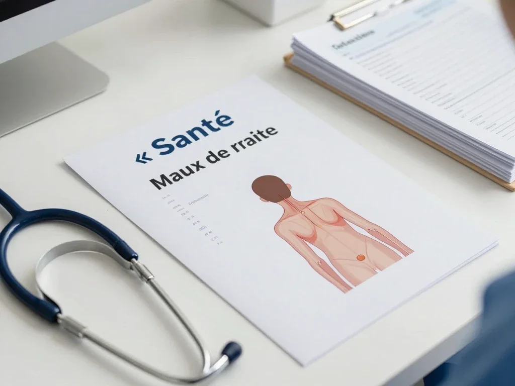 Contexte professionnel illustrant « Maux de tête »
