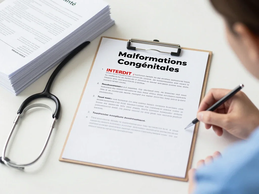 Contexte professionnel illustrant « Malformations congénitales »