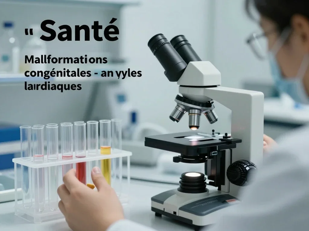 Contexte professionnel illustrant « Malformations congénitales - anomalies cardiaques »