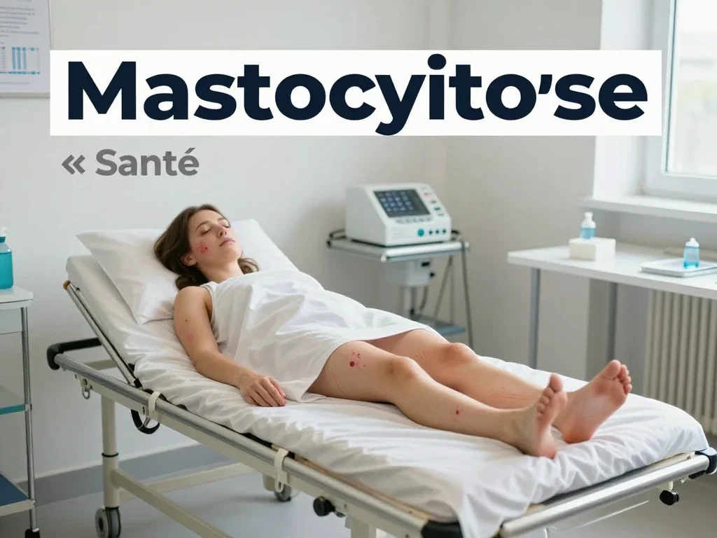 Contexte professionnel illustrant « Mastocytose »