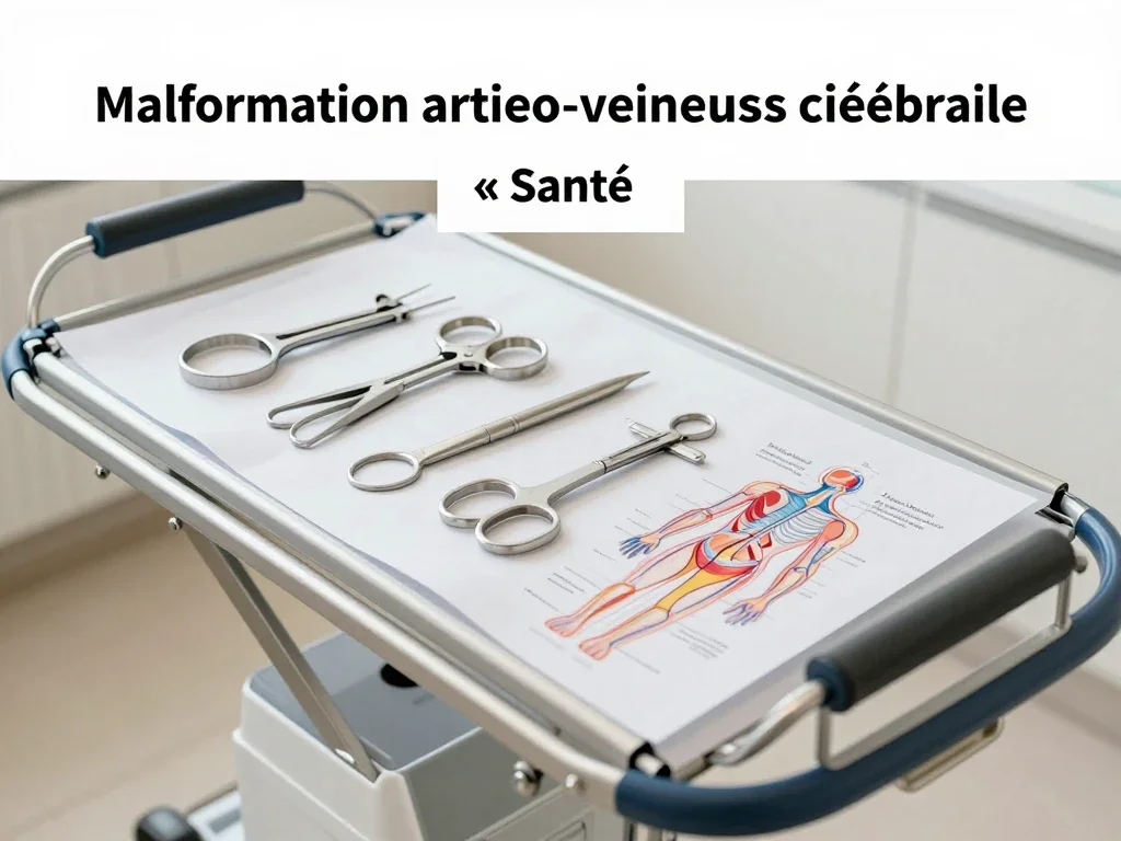 Contexte professionnel illustrant « Malformation artério-veineuse cérébrale »